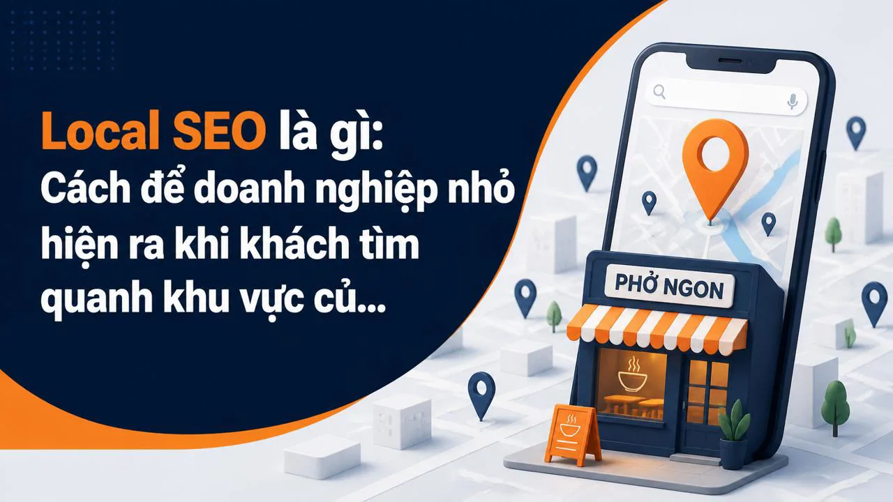 Local SEO là gì: Cách để doanh nghiệp nhỏ hiện ra khi khách tìm quanh khu vực của bạn