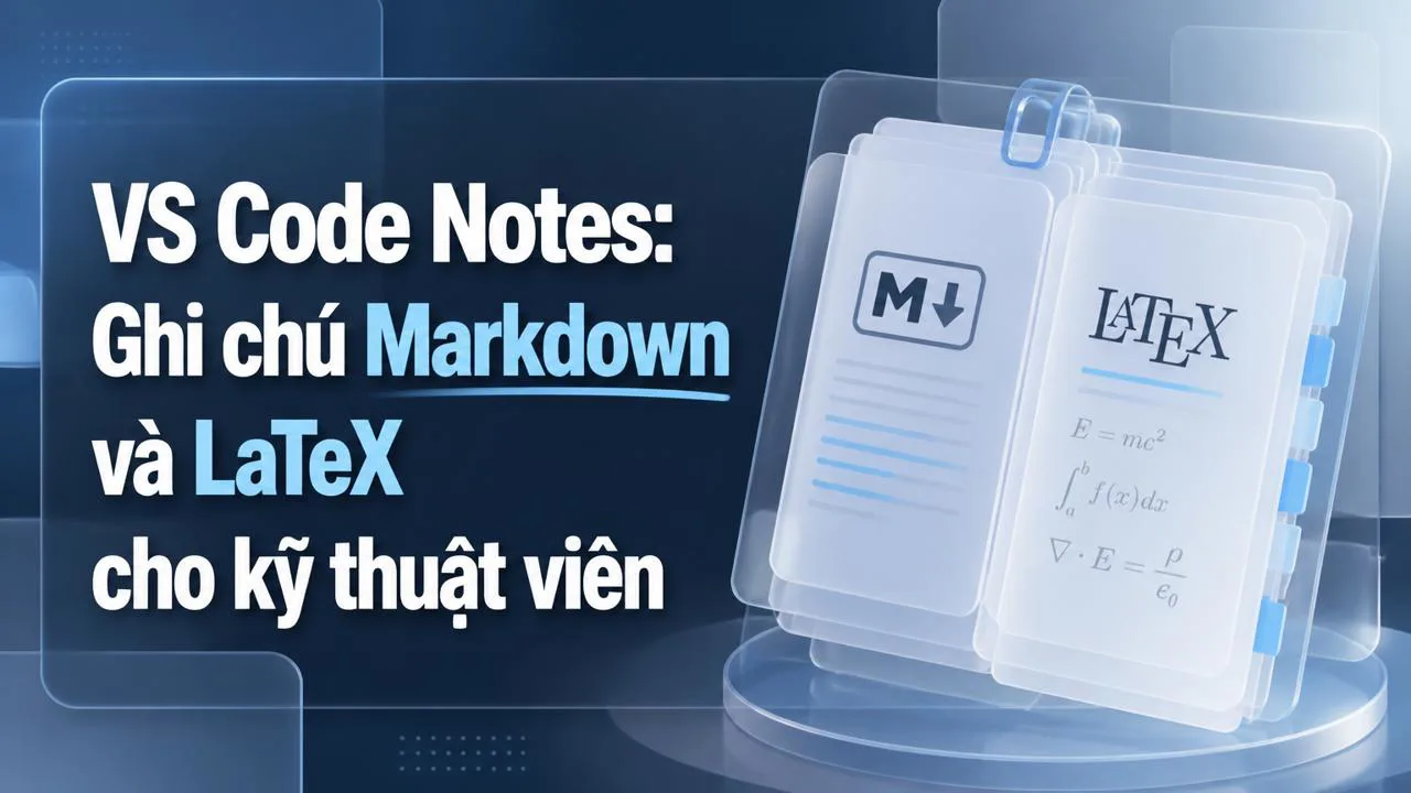 VS Code Notes: Ghi chú Markdown và LaTeX cho kỹ thuật viên