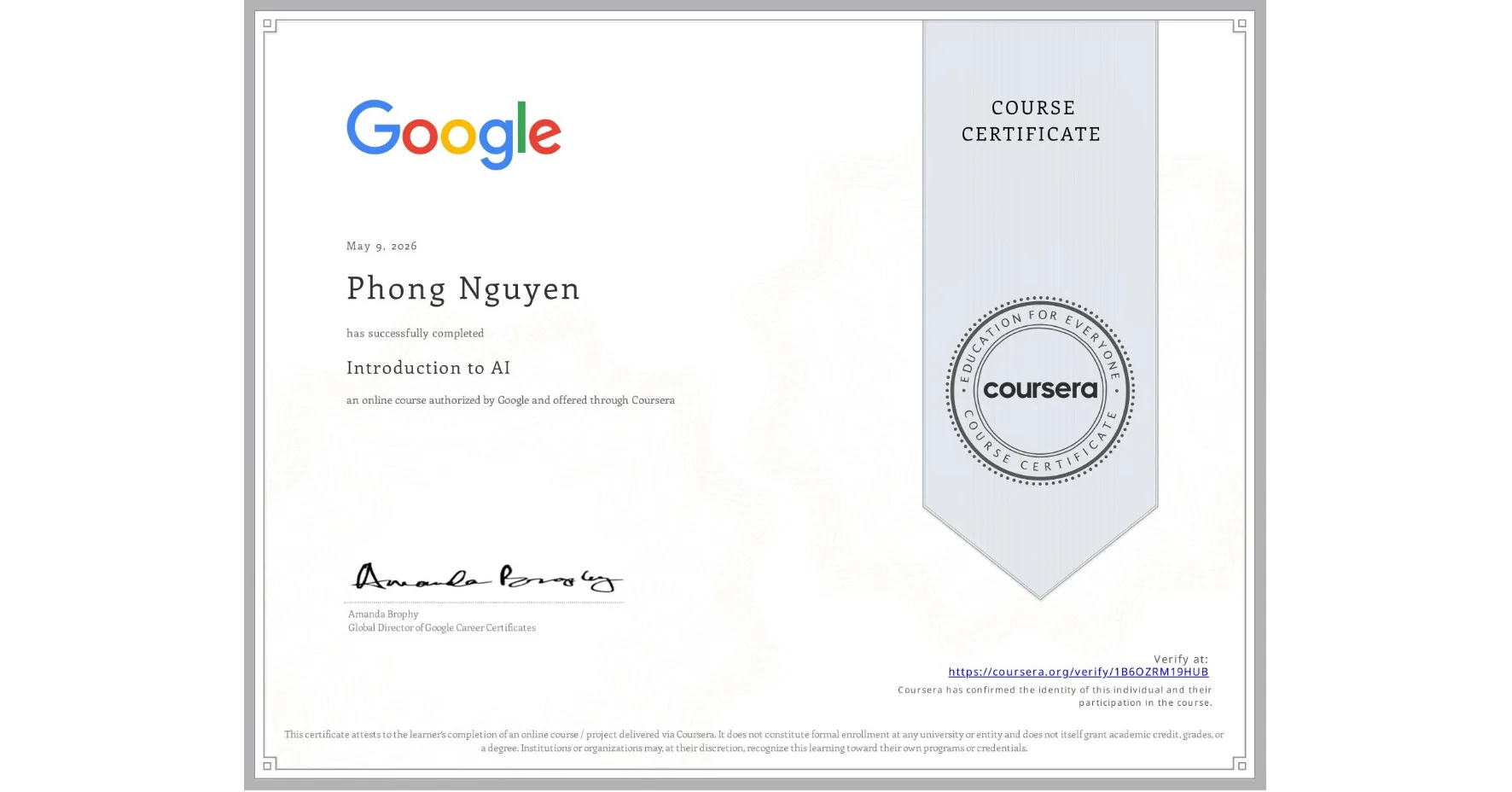 Introduction to AI