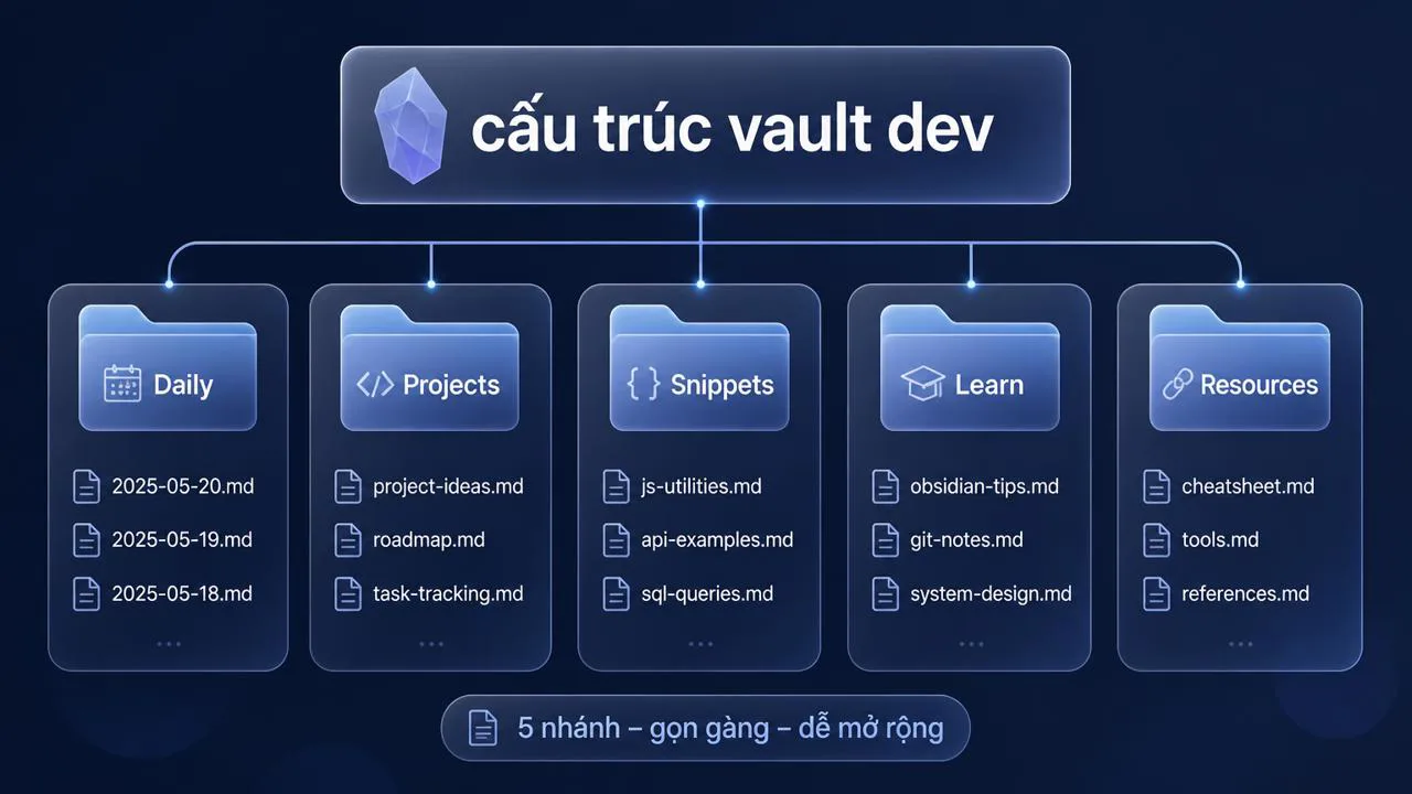 Sơ đồ cấu trúc vault cho developer