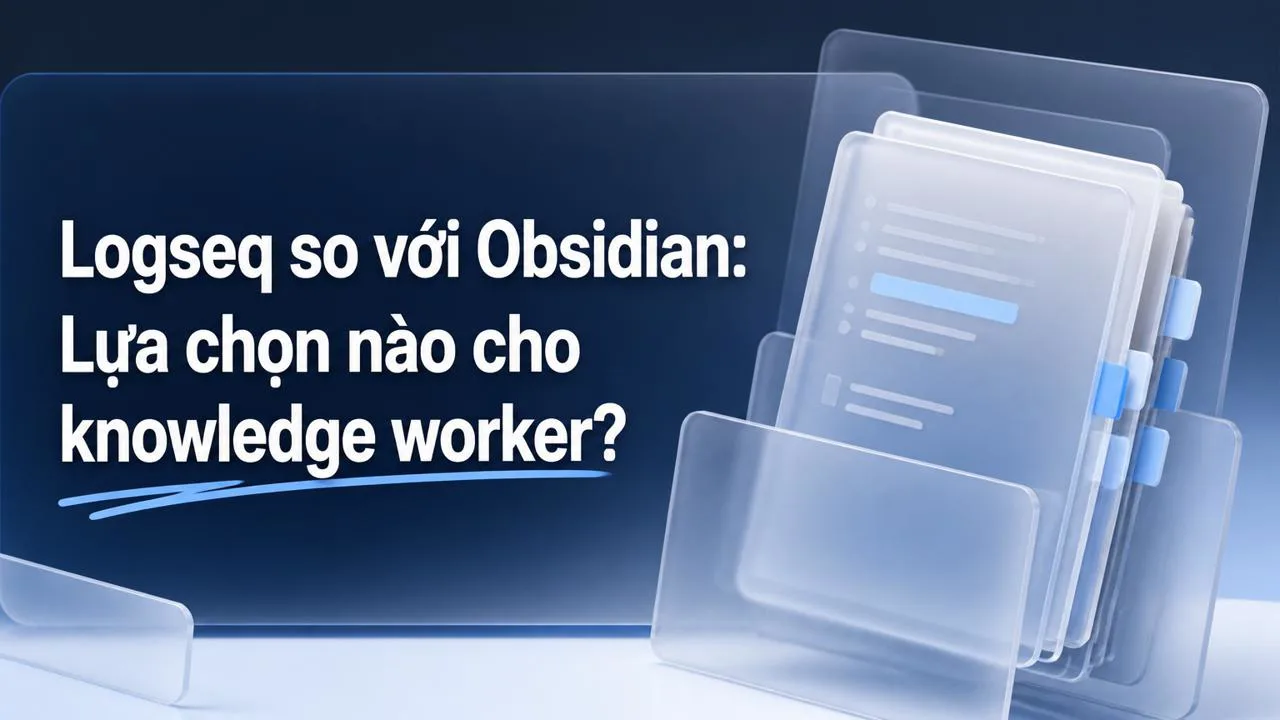 Logseq so với Obsidian: Lựa chọn nào cho knowledge worker?
