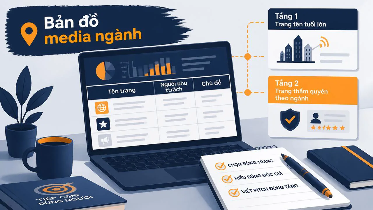 Bảng phân tích các trang media trong ngành dọc