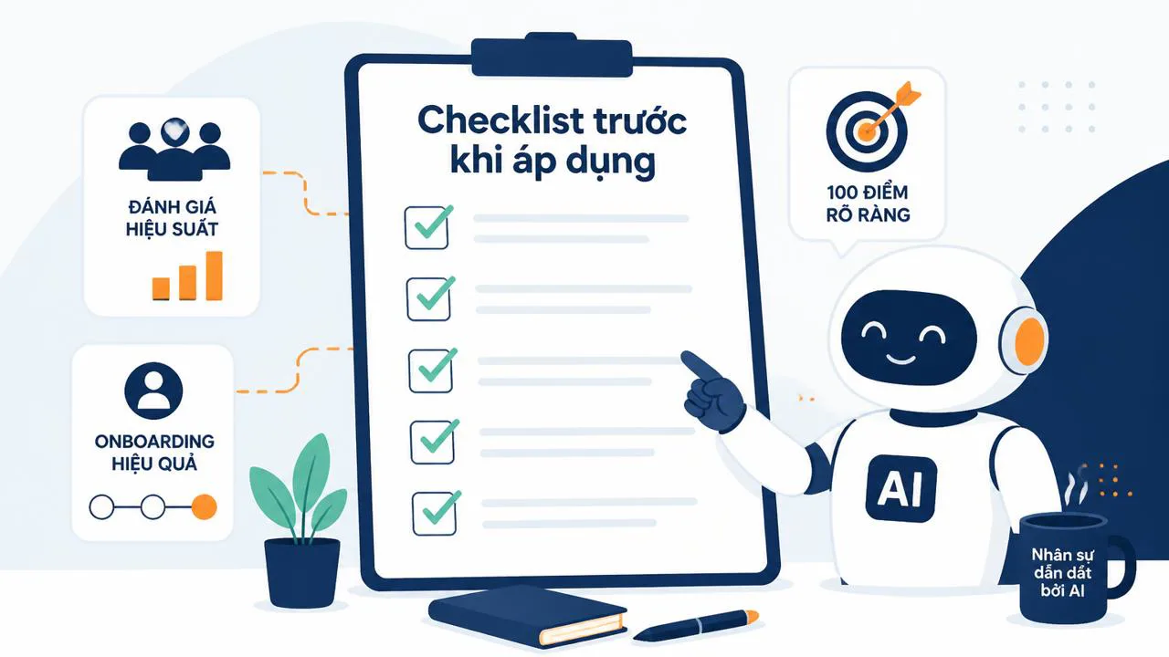 Checklist 5 bước trước khi áp dụng hệ thống mới