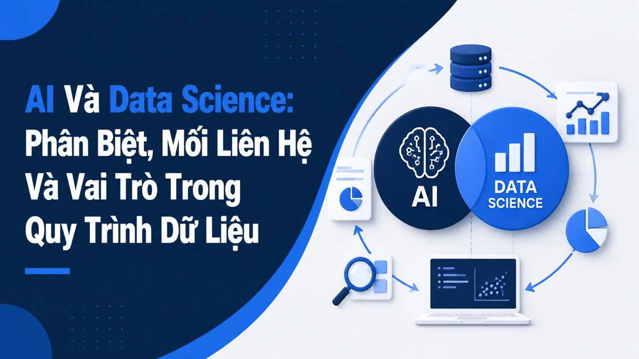 AI Và Data Science: Phân Biệt, Mối Liên Hệ Và Vai Trò Trong Quy Trình Dữ Liệu