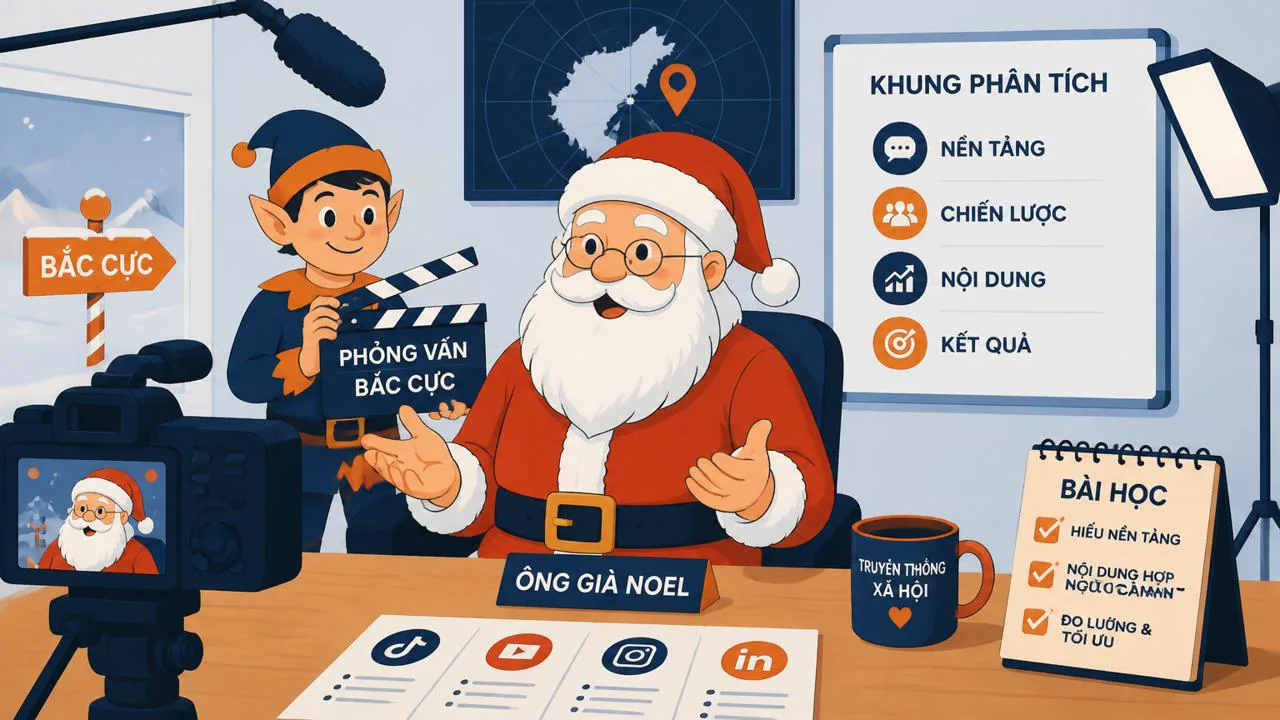 Mockumentary ông già Noel trong văn phòng