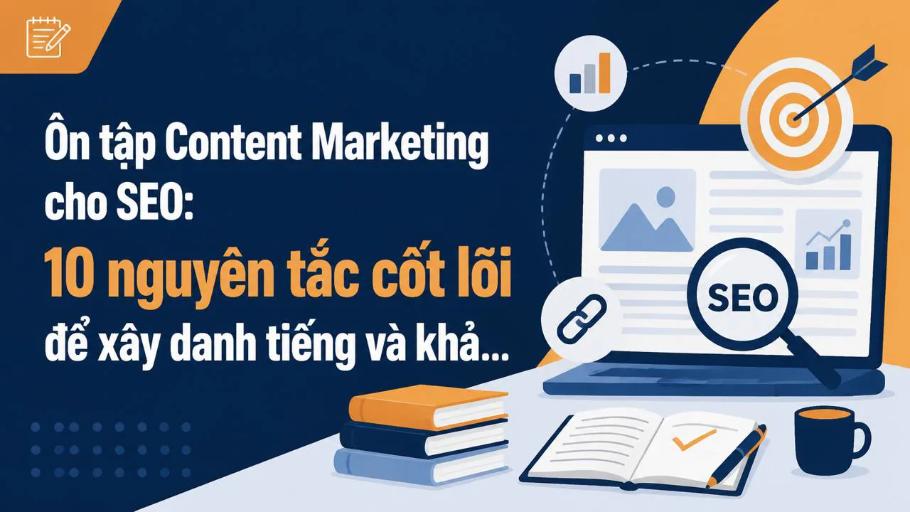 Ôn tập Content Marketing cho SEO: 10 nguyên tắc cốt lõi để xây danh tiếng và khả năng hiển thị