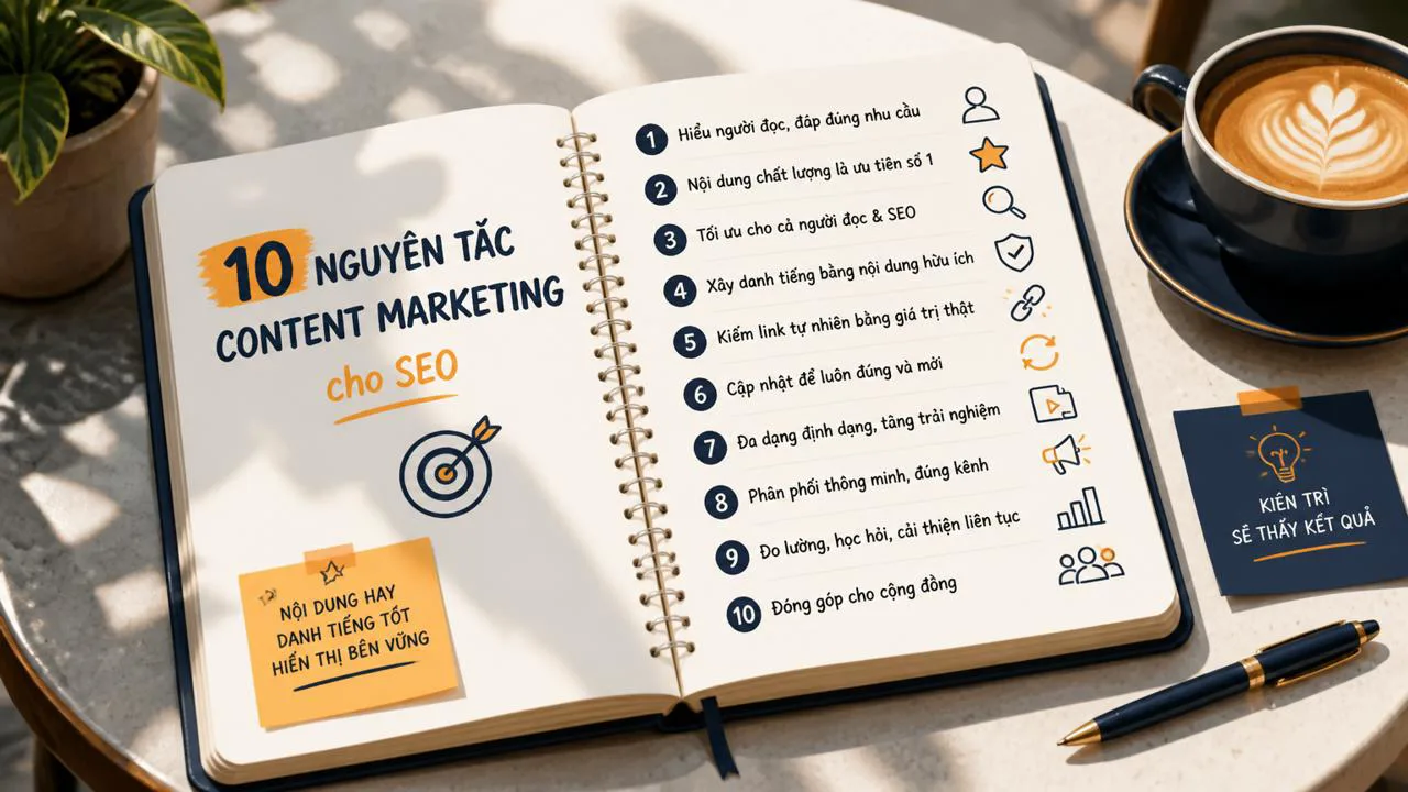 Sổ tay 10 nguyên tắc content marketing