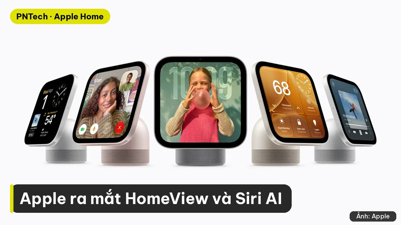 Sự kiện Apple Welcome Home: Apple ra mắt HomeView, HomePod mini 2, Apple TV 4K và Siri AI
